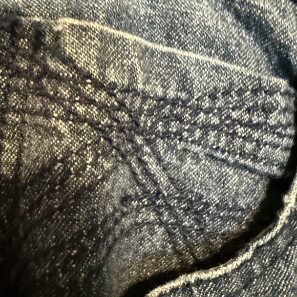 Vintage Fire Jeans Denim Jean Flare Maxi Skirt Size 7 Y2K - Picture 9 of 15